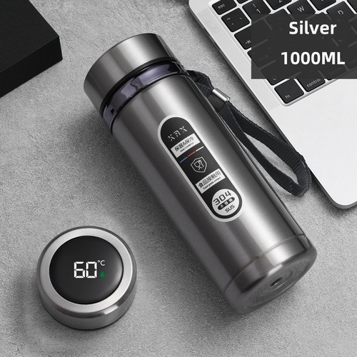 Stainless steel thermos - steel, water