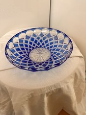 Blue Cut To Clear Crystal