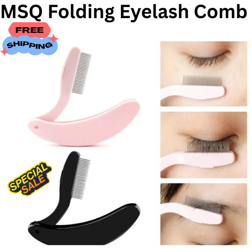 Folding eyelash comb - folding,