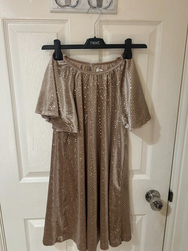 Next gold sequinned - , girl's