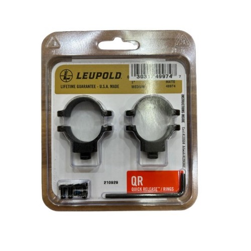 Leupold 1in medium matte - leupold,