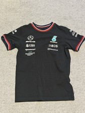 Mercedes F1 Tshirt Kids Age 9/10 Tommy Hilfiger
