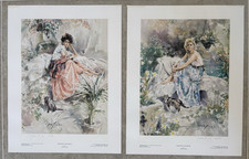 Gordon King 'Thoughts and Smiles' - pair limited edition prints # 17/850