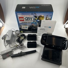 Nintendo Wii U 32GB Black Console Game Pad Boxed