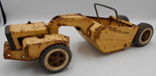 Vintage Tonka Scraper Toy Truck Play Worn Pressed Steel 13.5" Long Please Read
