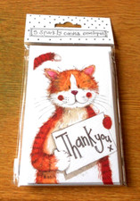 Pack of 5 Thank You notelets