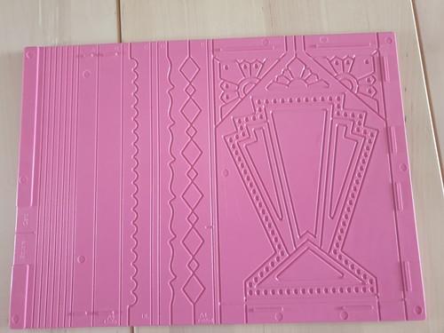 Glitter girl embossing - glitter,