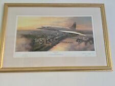 British Airways Concorde Print Pride Of Britain Adrian Rigby Ltd Ed  201 of 500