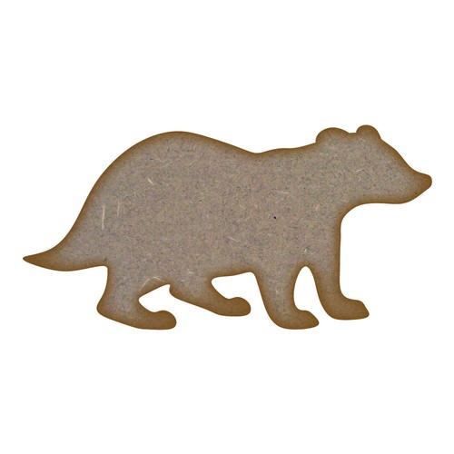 Badger mdf laser cut - badger,