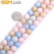 Natural Multicolor Jade Beads