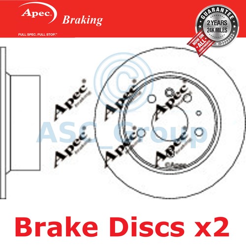 Apec braking 279mm solid - 2x,