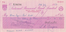 Cheque National Provincial
