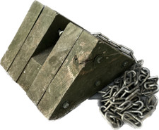 Wheel Chock Block Wood US Army