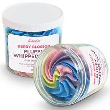 2pk Whipped Soap Shower Fluff Set Shea Butter Whip 190g Berry Blossom Bath Body