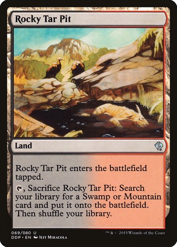 Rocky tar pit mtg - tar, decks