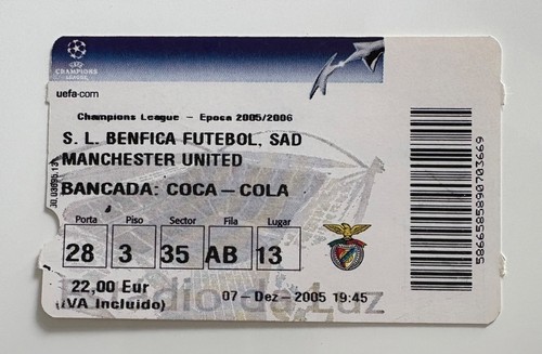 Ticket stub manchester united - ticket, stub: