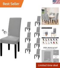 Set of 8 Stretch Jacquard