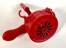 Manual Hand Air Raid Siren Alarm Bell Handheld Crank Emergency - in bag
