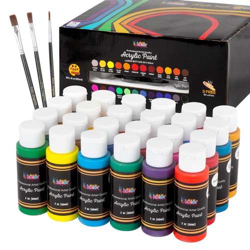 Acrylic paint set colours - paint,