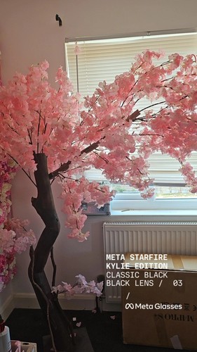 Artificial pink cherry - pink,