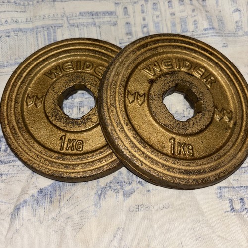 Vintage weider gold cast iron - vintage,