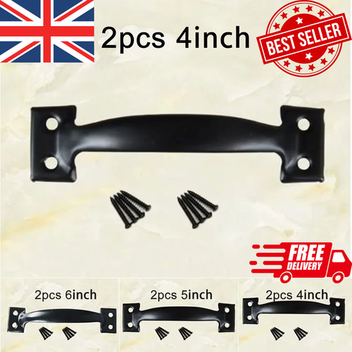 2pcs door handle 8pcs - 2pcs, screws