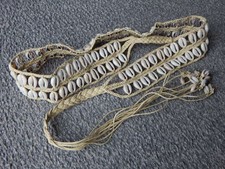 Cowrie Shell Tie Belt Adjustable Rope String
