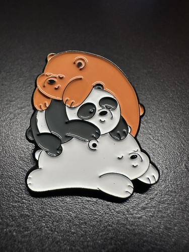 Bare bears enamel pin - enamel, badge