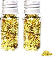 Edible gold leaf flakes - 24, flakes,2
