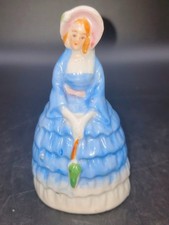Vintage Porcelain Lady Bell