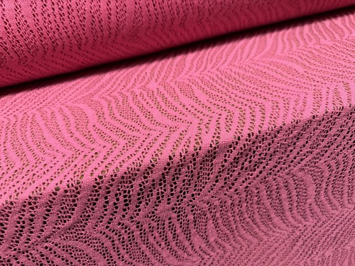 Crochet knit jersey - jersey, fabric