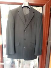 Next Black 2 Piece Suit machine Washable Jacket 38R Trousers 34R  With Wash Bag