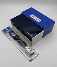 Authentic Vintage Seiko  6105 6309 “Willard” Diver Plastic Box  + Rubber Strap