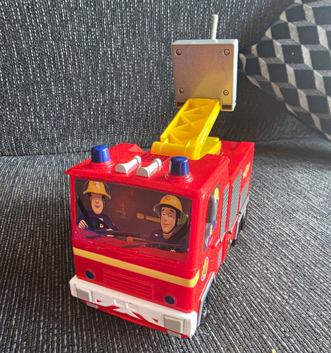 Fireman sam plastic red - red, fire