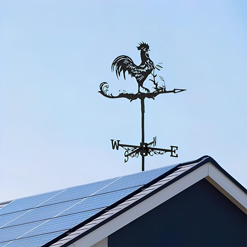 Metal weather spinning vane - weather,