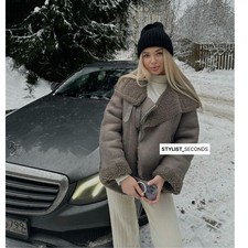 ZARA GREY FAUX LEATHER