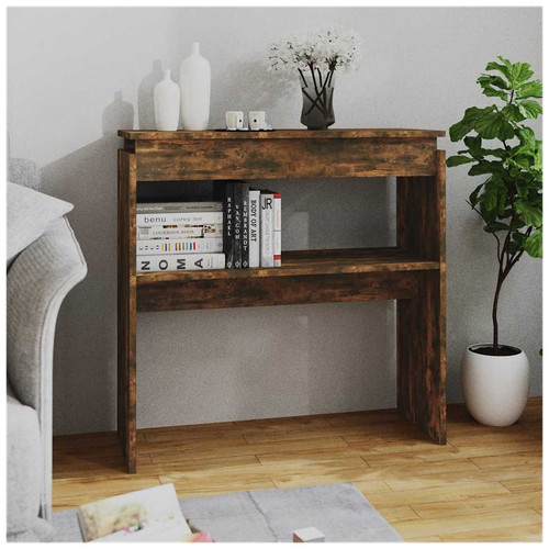 Console table smoked oak - table,