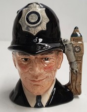 Royal Doulton The London Bobby Miniature Character Jug D6763 c1987 Only England