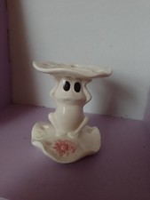 Vintage Ceramic Frog Tooth Brush Holder Made In Japan