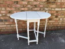 L(308) Drop Leaf Gate-leg Antique Table