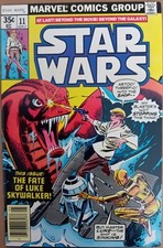 Star Wars #11 - VFN- (7.5) - Marvel 1978 - 35 Cents - Fate of Luke Skywalker 