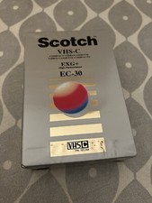 Scotch VHS-C EXG+ HiFi PAL Nicam 30 Minute Compact Camcorder Video Tape EC-30