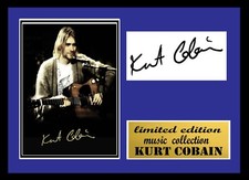 KURT COBAIN    SIGNED  FRAMED