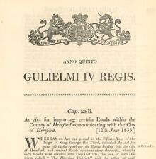 Antique Act of Parliament