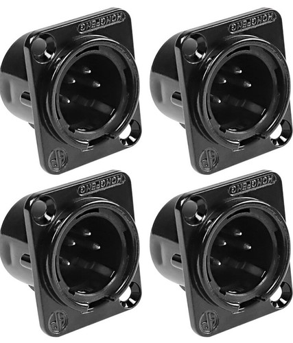Pin xlr panel mount - pin,