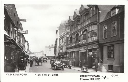 Essex postcard old romford - -,