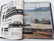 Coming Events in Britain Magazine – Full 1954 Run (Bound Volume 12 Issues)