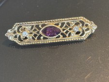 Antique Art Nouveau Sash Pin