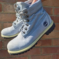 Timberland baby powder Blue boots, fold over UK 5 Womens