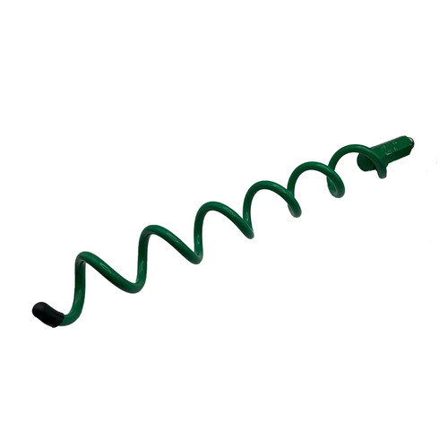 Coiled lawn stake with - 4,